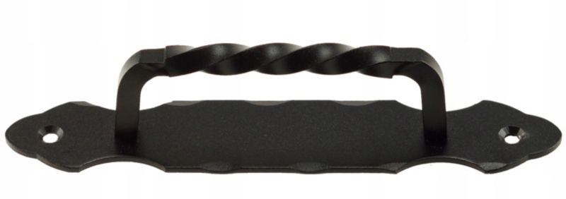 Dørgreb Retro 190 mm Sort Stål