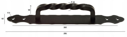 Dørgreb Ozdobna 29,5 cm Sort