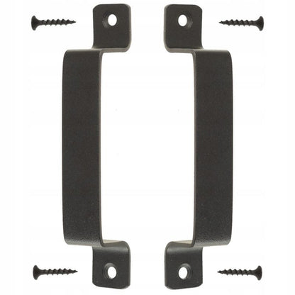 Dørgreb Loft 160 mm Sort Stål 2 Stk.