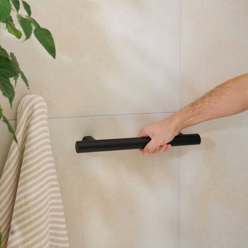 Støttegreb 30 cm Sort Rustfrit Stål