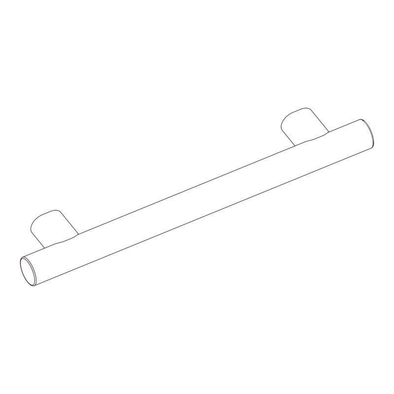Støttegreb 30 cm Sort Rustfrit Stål