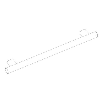 Støttegreb 55,6 cm Sort Pulverlakeret Rustfrit Stål