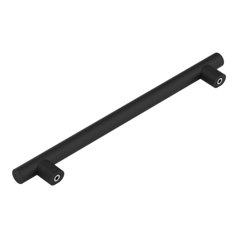 Støttegreb 55,6 cm Sort Pulverlakeret Rustfrit Stål
