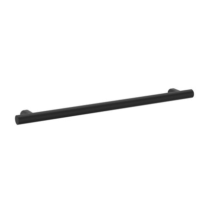 Støttegreb 70,6 cm Sort Pulverlakeret Rustfrit Stål