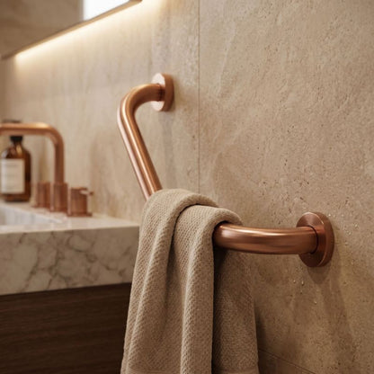 Hjørnegreb Rea 101 Børstet Kobber 45x9x23 cm 1 stk