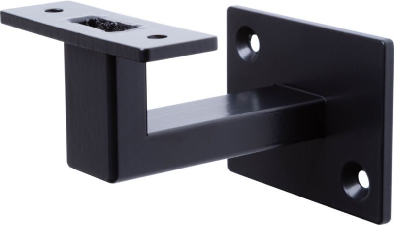 Gelænderholder 70x60 mm Sort Mat