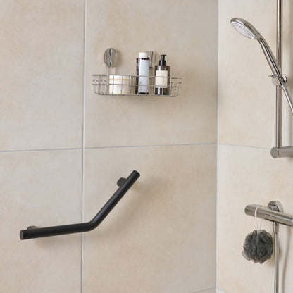 Vinklet Støttegreb Adapt Home 44x44 cm Sort | 5063022736093