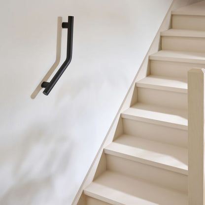 Vinklet Støttegreb Adapt Home 44x44 cm Sort | 5063022736093