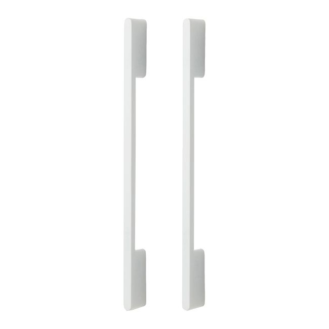 GoodHome Cacao kantgreb 220 mm hvid 2 stk.