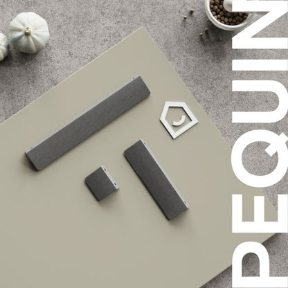 GoodHome kantgreb i stål 50 mm, 2 stk.