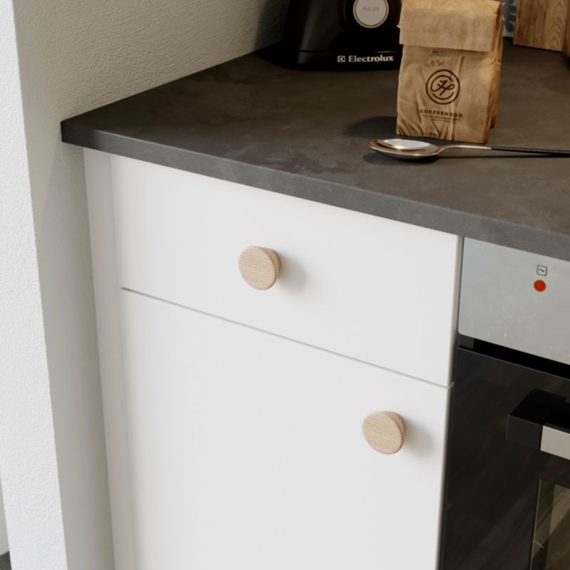 GoodHome køkkenhåndtag 45 mm i naturligt træ