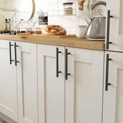 GoodHome Annato møbelgreb reling 188 mm mat‑sort