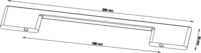 GoodHome Cacao møbelgreb mat hvid