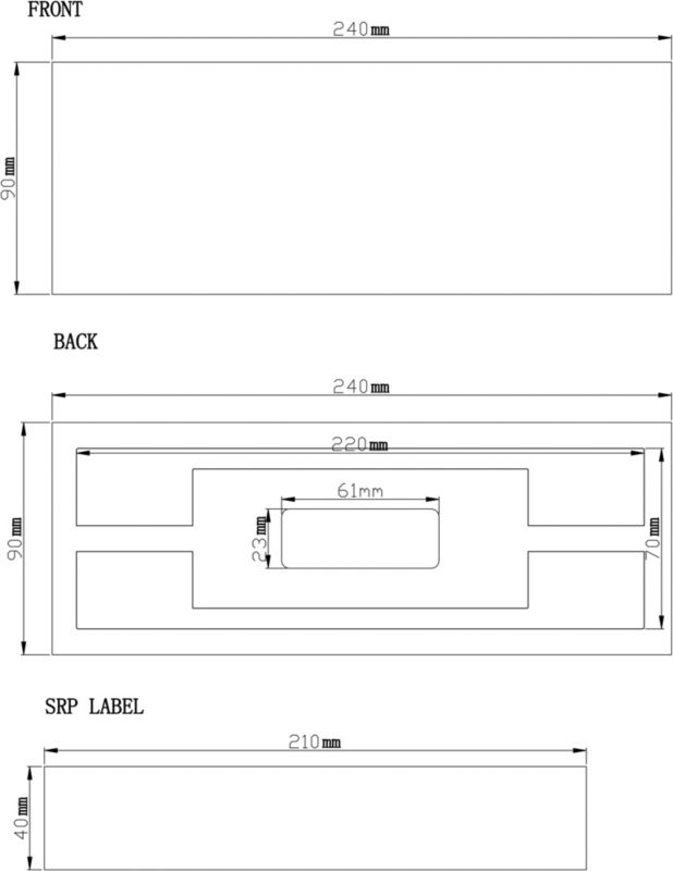 GoodHome Cacao møbelgreb mat hvid