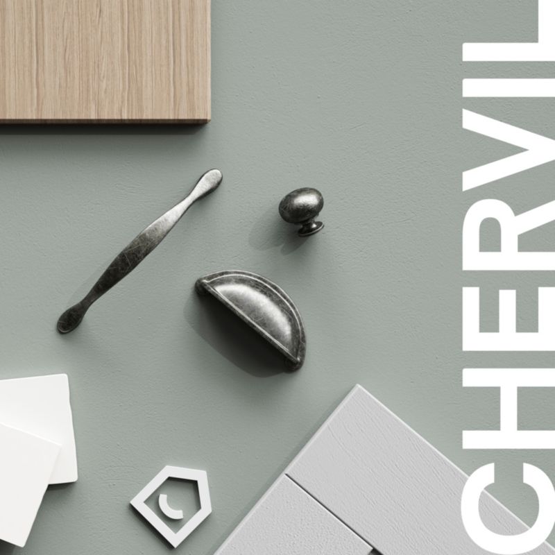 GoodHome Chervil bøjlegreb 158 mm i tin