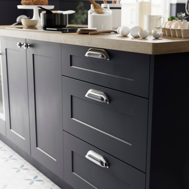 GoodHome Chervil musling møbelgreb 160 mm krom