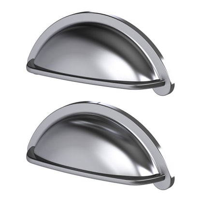 GoodHome Chervil musling møbelgreb 94 mm stål