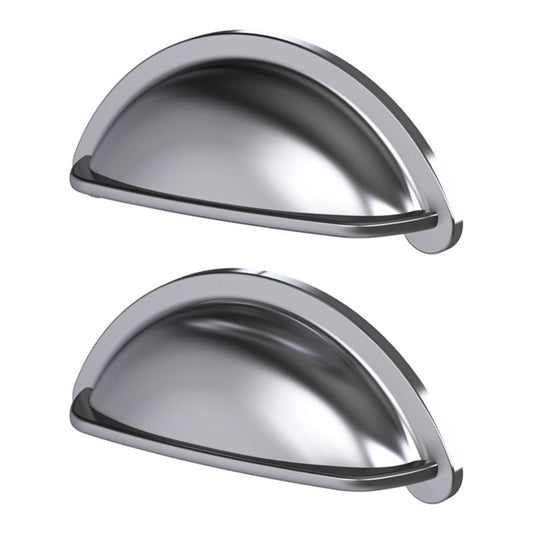 GoodHome Chervil musling møbelgreb 94 mm stål