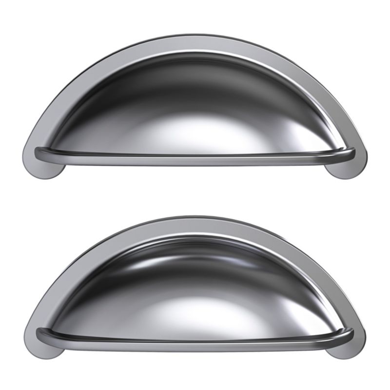 GoodHome Chervil musling møbelgreb 94 mm stål