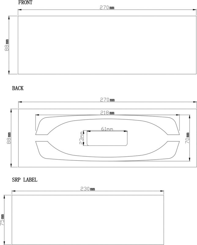GoodHome Cilantro buet møbelgreb i krom