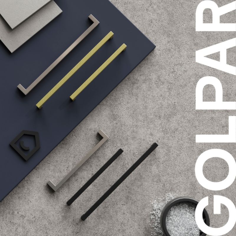 GoodHome Dukkah møbelgreb 169 mm mat sort