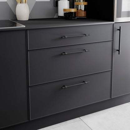 GoodHome Dukkah møbelgreb 257 mm mat-sort