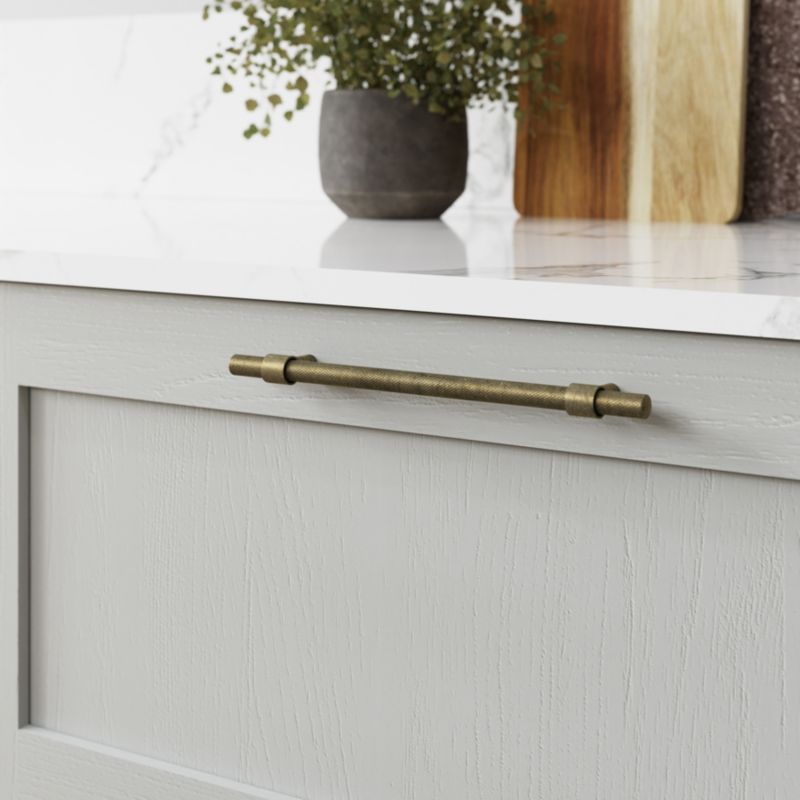 GoodHome Dukkah møbelgreb 257 mm antik messing 2 stk.
