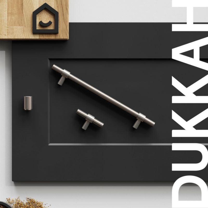 GoodHome Dukkah møbelgreb 257 mm i stål