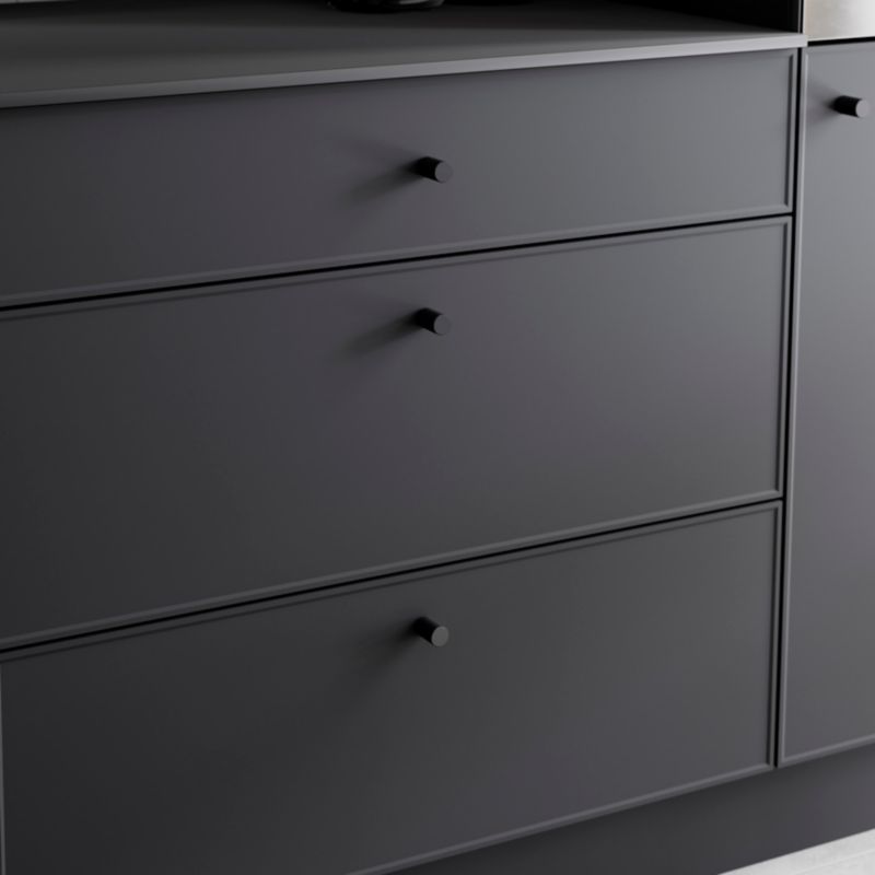 GoodHome Dukkah møbelgreb knop mat-sort