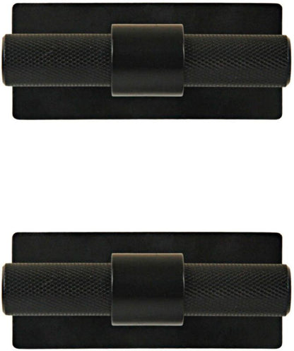 GoodHome Dukkah T møbelgreb 95 mm mat-sort