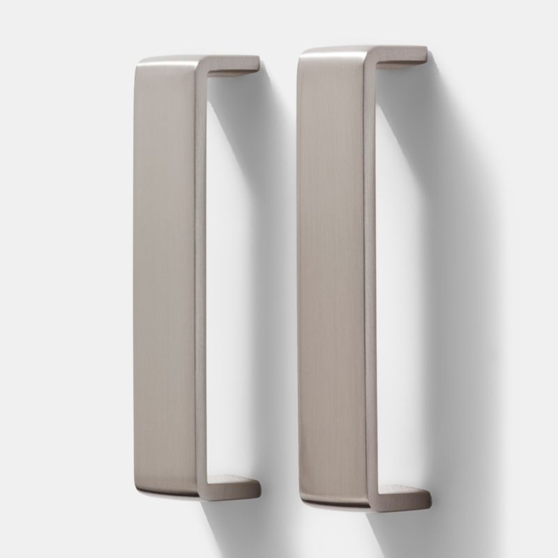 GoodHome Gara D møbelgreb i sølv