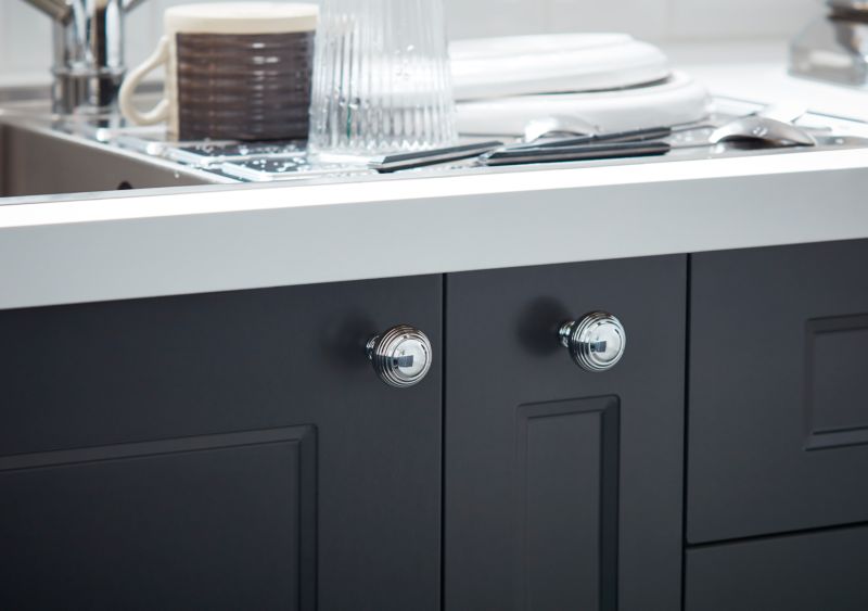 GoodHome Garni møbelgreb kugle sølv