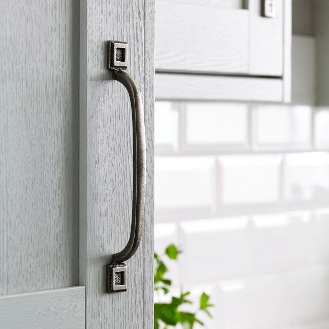 GoodHome Murri møbelgreb 220 mm antik tin 2 stk.