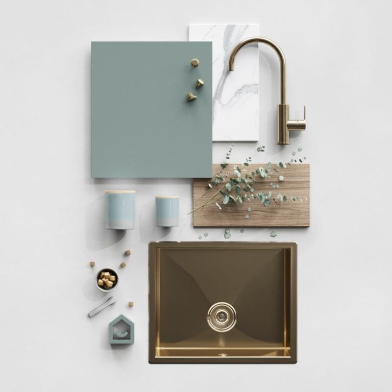 GoodHome Nutmeg møbelgreb i børstet messing, 2 stk.