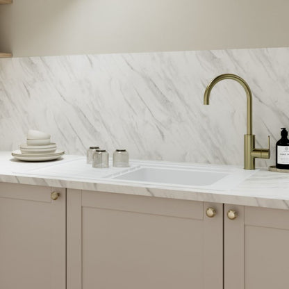 GoodHome Nutmeg møbelgreb i børstet messing, 2 stk.