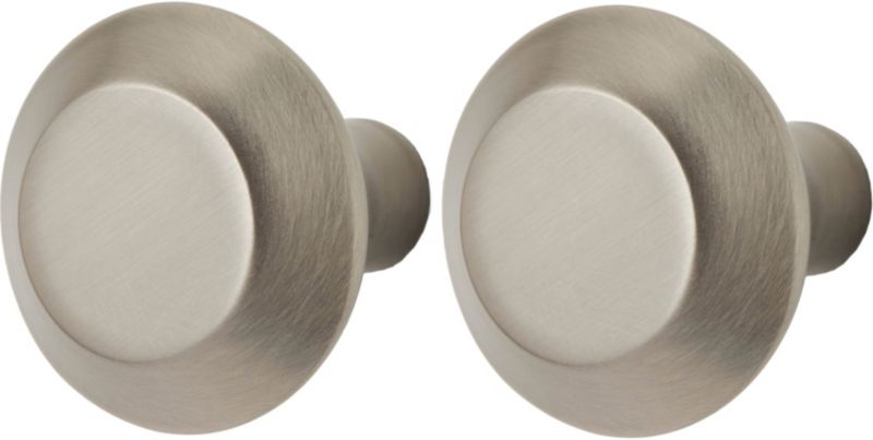 GoodHome Nutmeg møbelgreb i børstet nickel, 2 stk.