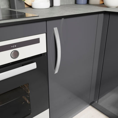 GoodHome Sabaku C møbelgreb 260 mm i børstet stål, 2 stk.