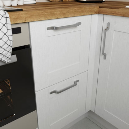 GoodHome Vincotto møbelgreb 226 mm i børstet stål, 2 stk.