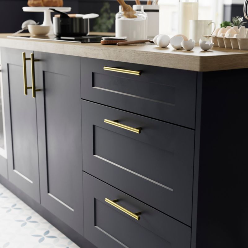 GoodHome Annatto møbelgreb reling 188 mm messing