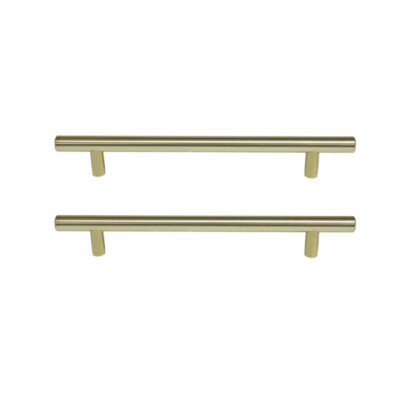 GoodHome Annatto møbelgreb reling 220 mm i messing