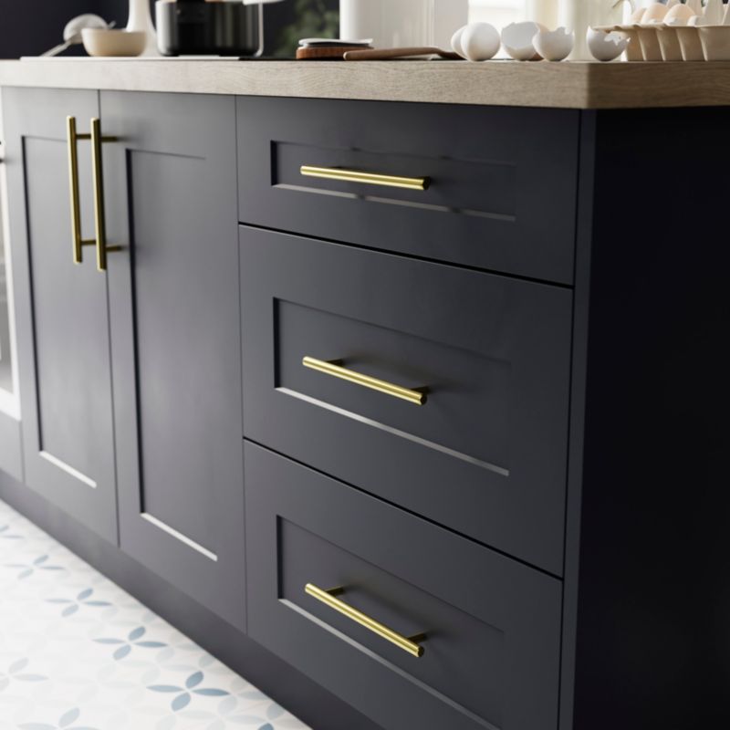 GoodHome Annatto møbelgreb reling 220 mm i messing