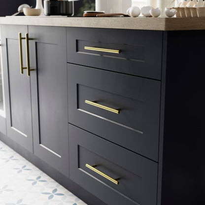 GoodHome Annatto møbelgreb reling 220 mm i messing