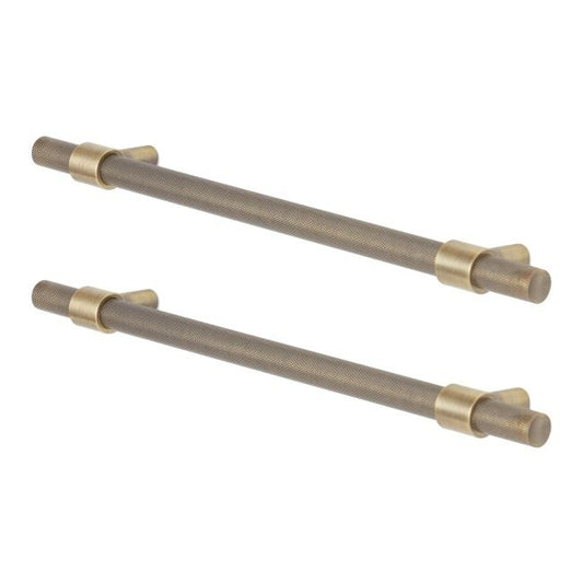 GoodHome Dukkah møbelgreb i antik guld med relingdesign