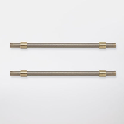 GoodHome Dukkah møbelgreb i antik guld med relingdesign