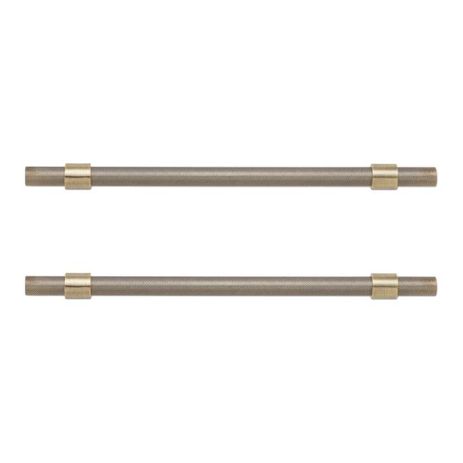 GoodHome Dukkah møbelgreb i antik guld med relingdesign