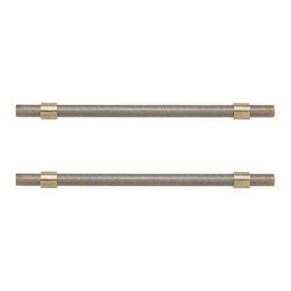 GoodHome Dukkah møbelgreb i antik guld med relingdesign