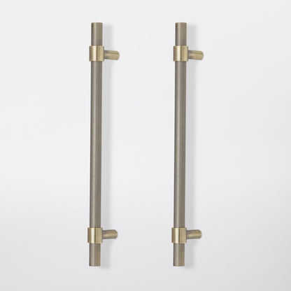 GoodHome Dukkah møbelgreb i antik guld med relingdesign