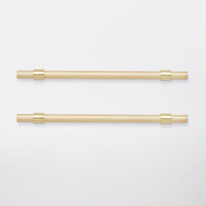 GoodHome Dukkah møbelgreb i gyldent relingdesign