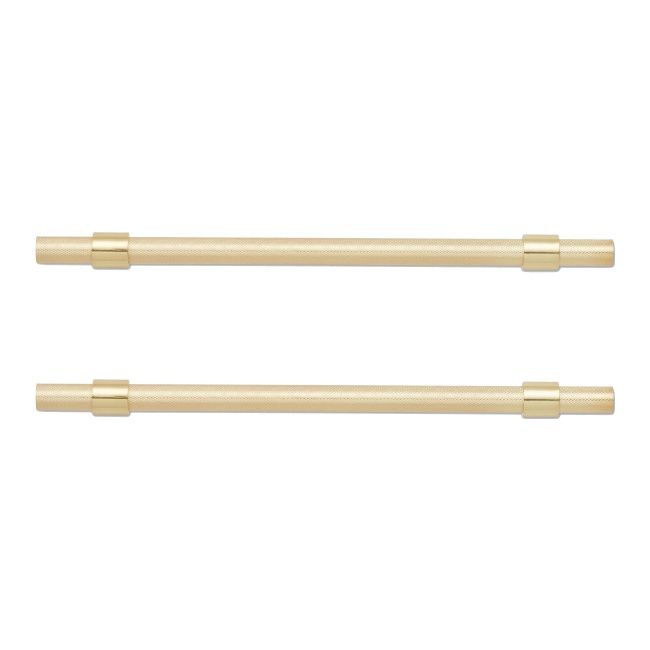 GoodHome Dukkah møbelgreb i gyldent relingdesign