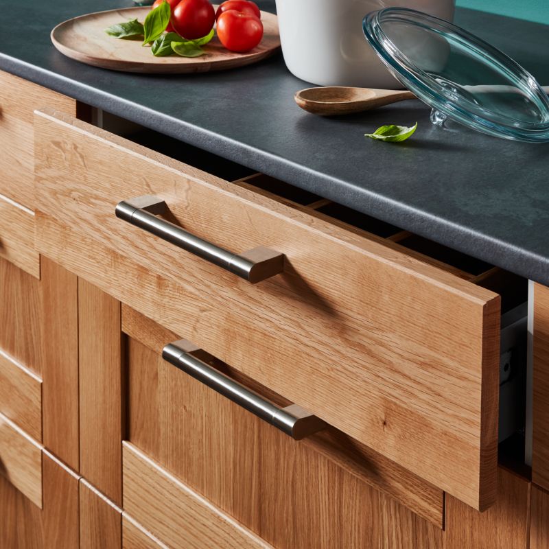 GoodHome Khara møbelgreb reling 188 mm sølv